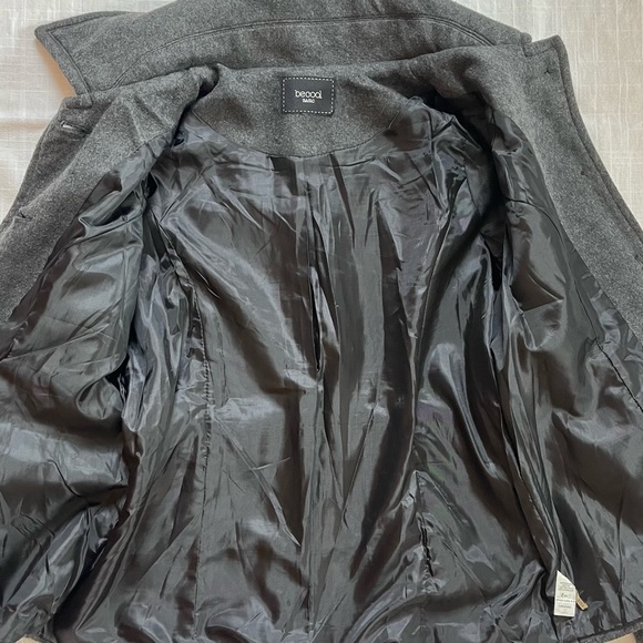 Be Cool Basic Gray Coat Size Large - Picture 3 of 5